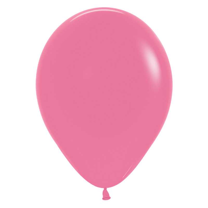 Round balloons 12" (30cm) pink (Pink 011) – 50 Pcs