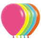 Ballons ronds 12" (30cm) assortiment tropical – 50 Pcs