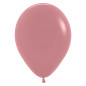 Round balloons 12" (30cm) old pink (Rosewood 010) – 50 Pcs