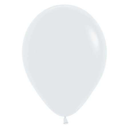 Round balloons 12inch (30cm) - White - 005 R12005 Sempertex France