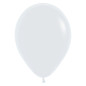 Round balloons 12" (30cm) white (White 005) – 50 Pcs