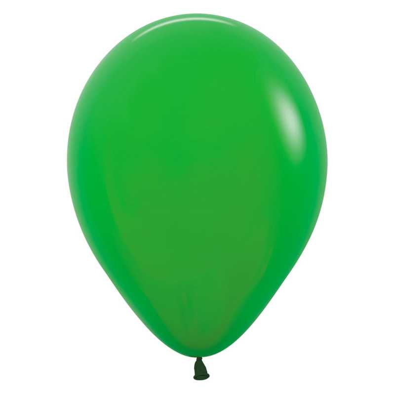 Ballons ronds 12" (30cm) vert trèfle (Shamrock Green 029) – 50 Pcs