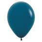 Round balloons 12" (30cm) teal (Deep Teal 035) – 50 Pcs