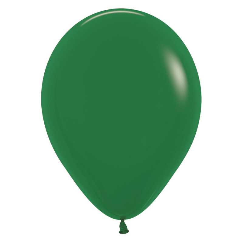 Round balloons 12" (30cm) forest green (Forest Green 032) – 50 Pcs