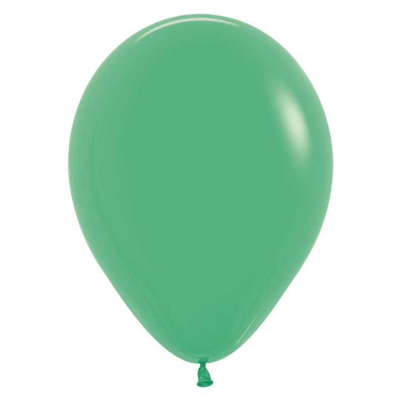 Ballons ronds 12" (30cm) vert (Green 030) – 50 Pcs