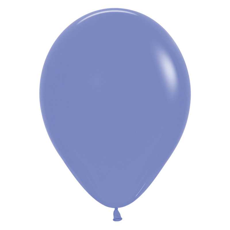Ballons ronds 12" (30cm) bleu pervenche (Periwinkle Blue 042) – 50 Pcs