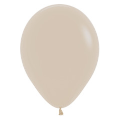 Round balloons 12inch (30cm) - White Sand - 071 R12071 Sempertex France