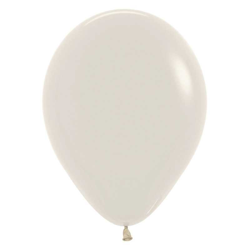 Ballons ronds 12" (30cm) crème (Pastel Dusk Cream 107) – 50 Pcs