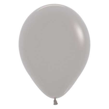Round balloons 12inch (30cm) - Gray - 081 R12081 Sempertex France