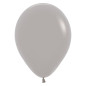 Round balloons 12" (30cm) gray (Grey 081) – 50 Pcs