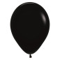 Round balloons 12" (30cm) black (Black 080) – 50 Pcs