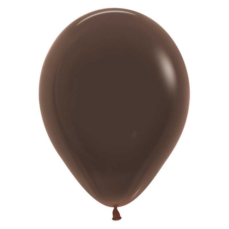 Round balloons 12" (30cm) chocolate (Chocolate Brown 076) – 50 Pcs Round balloons 12" (30cm) chocolate (Chocolate Brown 076) – 50 Pcs