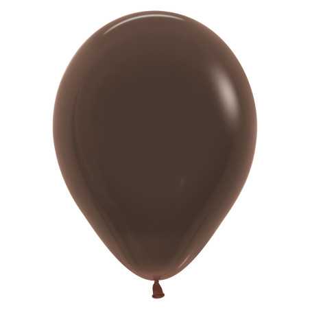 Round balloons 12inch (30cm) - Chocolate Brown - 076 R12076 Sempertex France