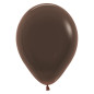 Ballons ronds 12" (30cm) chocolat (Chocolate Brown 076) – 50 Pcs