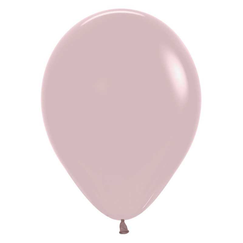 Round balloons 12" (30cm) powder pink (Pastel Dusk Rose 110) – 50 Pcs Round balloons 12" (30cm) powder pink (Pastel Dusk Rose 110) – 50 Pcs