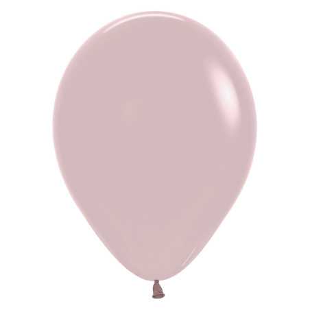 Round balloons 12inch (30cm) - Pastel Dusk Pink - 110 R12110 Sempertex France