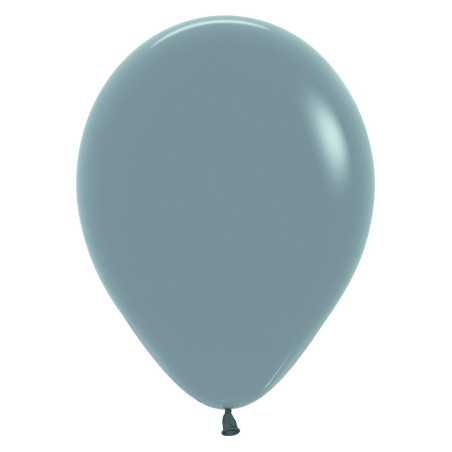 Round balloons 12inch (30cm) - Pastel Dusk Blue - 140 R12140 Sempertex France