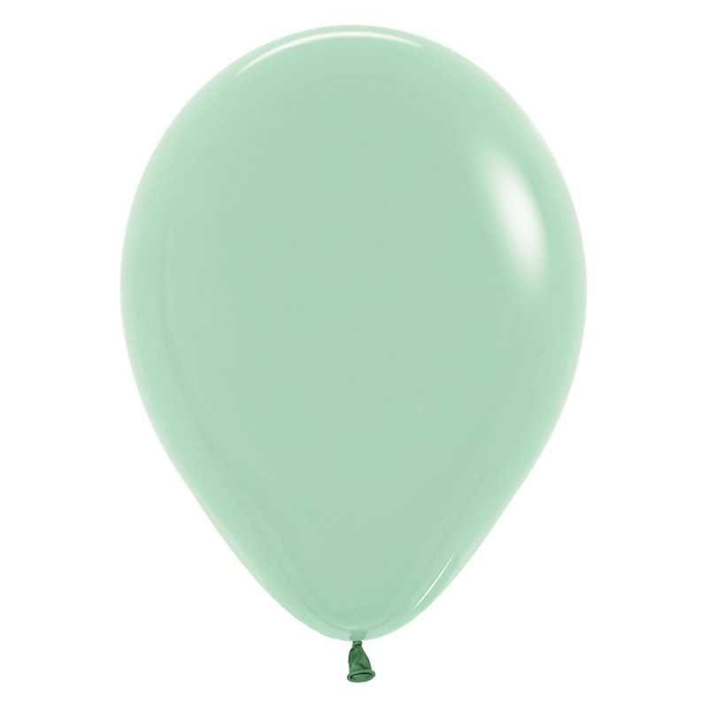Ballons ronds 12" (30cm) thé vert (Pastel Dusk Green Tea 126) – 50 Pcs