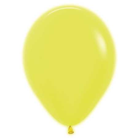 Round balloons 12inch (30cm) - Neon Yellow - 220 R12220 Sempertex France