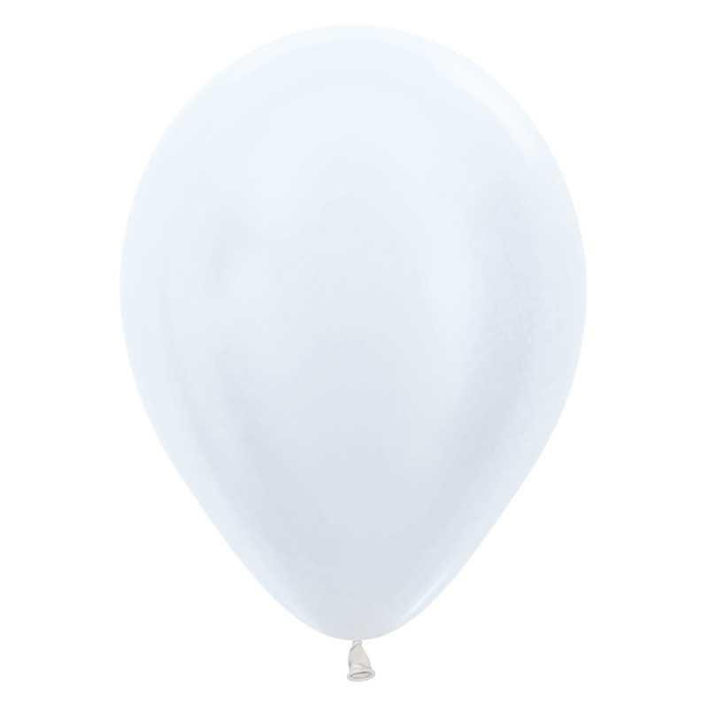 Round balloons 12" (30cm) pearl white (Pearl White 405) – 50 Pcs Round balloons 12" (30cm) pearl white (Pearl White 405) – 50 Pcs