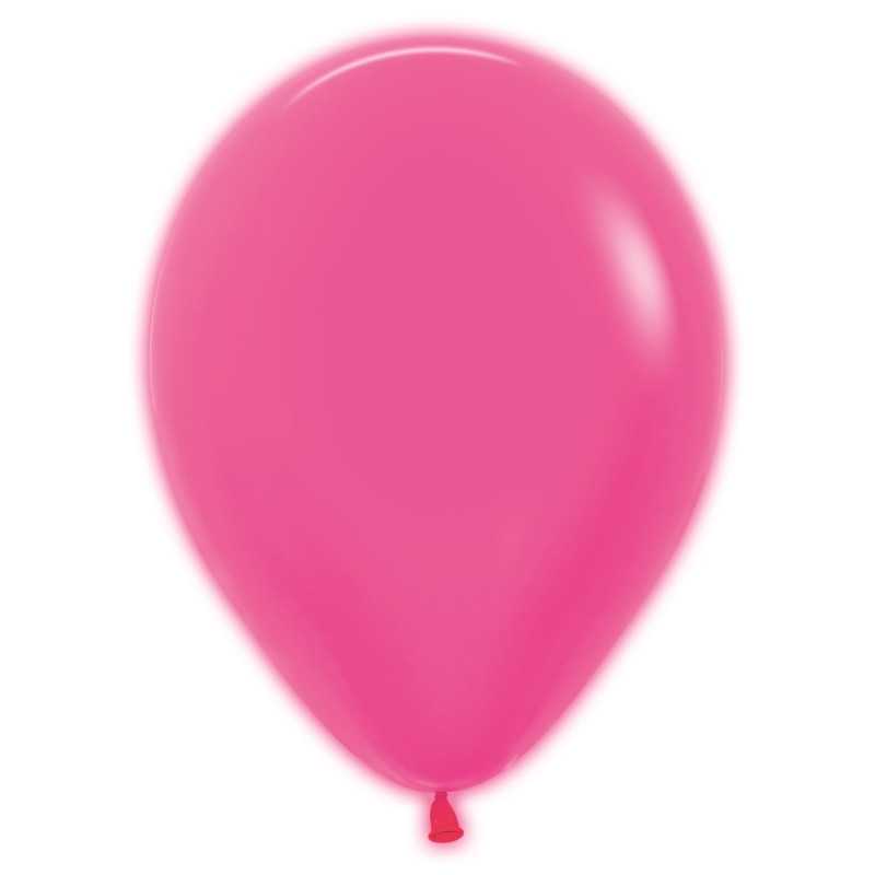 Ballons ronds 12" (30cm) fuchsia néon (Neon Fuchsia 212) – 50 Pcs