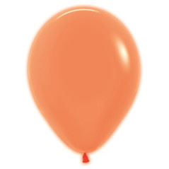Round balloons 12inch (30cm) - Neon Orange - 261 R12261 Sempertex France