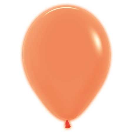 Round balloons 12inch (30cm) - Neon Orange - 261 R12261 Sempertex France