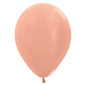 Ballons ronds 12" (30cm) or rose métallique (Metallic Rose Gold 568) – 50 Pcs