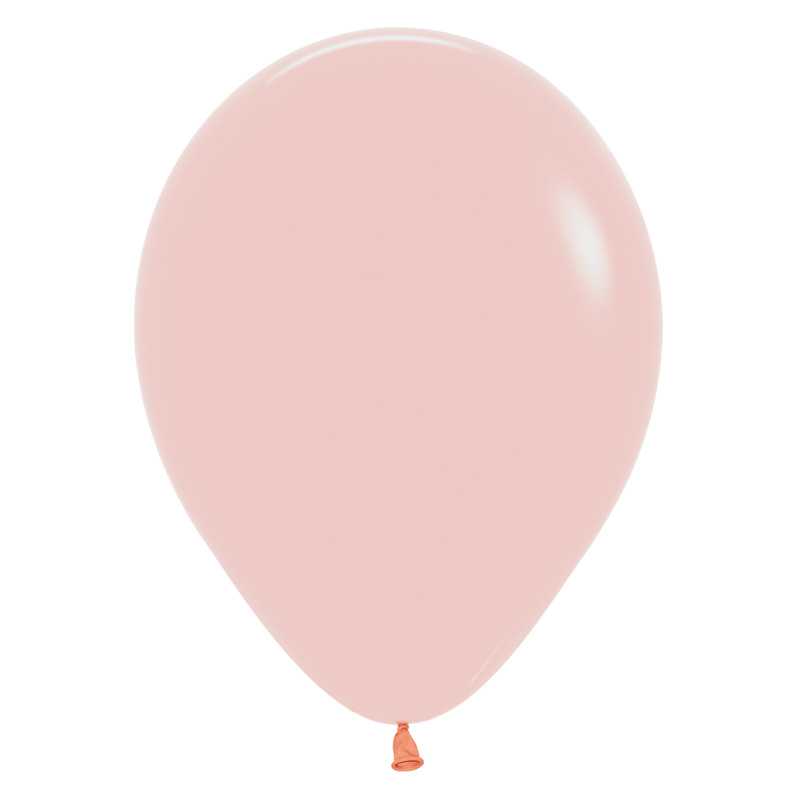 Ballons ronds 12" (30cm) melon pastel mat (Pastel Matte Melon 663) – 50 Pcs