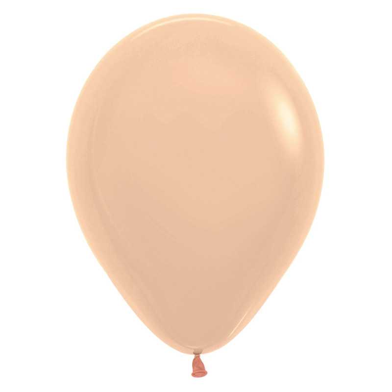 Round balloons 12" (30cm) matte pastel peach (Pastel Matte Malibu Peach 660) – 50 P Round balloons 12" (30cm) matte pastel peach (Pastel Matte Malibu Peach 660) – 50 P