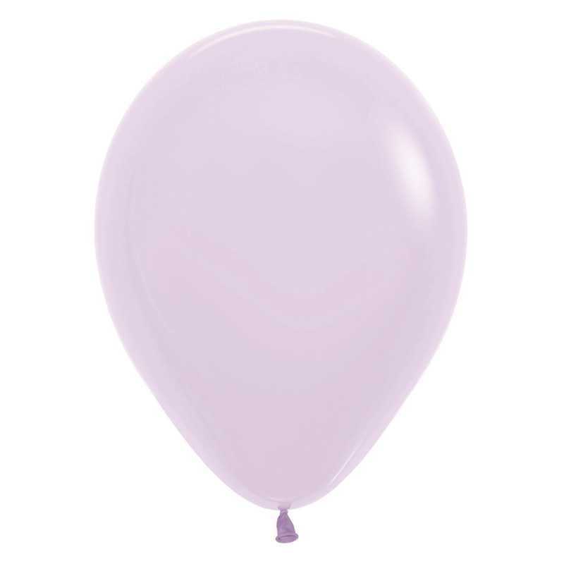 Round balloons 12" (30cm) matte pastel lilac (Pastel Matte Lilac 650) – 50 Pcs Round balloons 12" (30cm) matte pastel lilac (Pastel Matte Lilac 650) – 50 Pcs