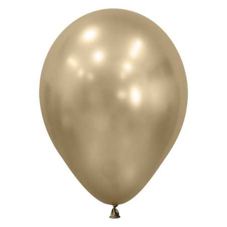 Round balloons 12inch (30cm) - Silk Gold Dust - 870 R12870 Sempertex France