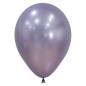 Round balloons 12" (30cm) silky lilac (Silk Light Amethyst 850) – 50 Pcs