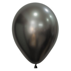 Round Balloons 12inch (30cm) - Silk Midnight Gray - 880 - 50 Pcs R12880 Sempertex France
