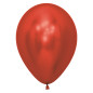 Round balloons 12" (30cm) chrome red (Reflex Red 915) – 50 Pcs