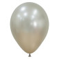 Round balloons 12" (30cm) silky pearly cream (Silk Cream Pearl 873) – 50 Pcs