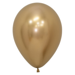 Round balloons 12inch (30cm) - Reflex - Gold - 970 R12970 Sempertex France