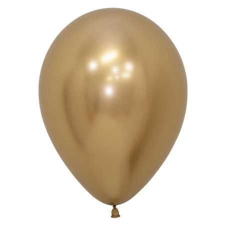 Round balloons 12inch (30cm) - Reflex - Gold - 970 R12970 Sempertex France