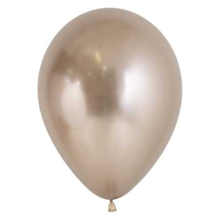 Round balloons 12inch (30cm) - Reflex - Champagne - 971 R12971 Sempertex France