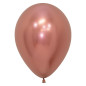 Round balloons 12" (30cm) chrome rose gold (Reflex Rose Gold 968) – 50 Pcs Round balloons 12" (30cm) chrome rose gold (Reflex Rose Gold 968) – 50 Pcs