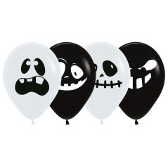 Halloween Ghosts Printed Balloons - Expert Balloon Sempertex France
