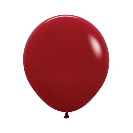Round balloons 18inch (40cm) - Imperial Red - 016 R18016 Sempertex France