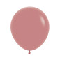 Round balloons 18" (40cm) old pink (Rosewood 010) – 25 Pcs Round balloons 18" (40cm) old pink (Rosewood 010) – 25 Pcs