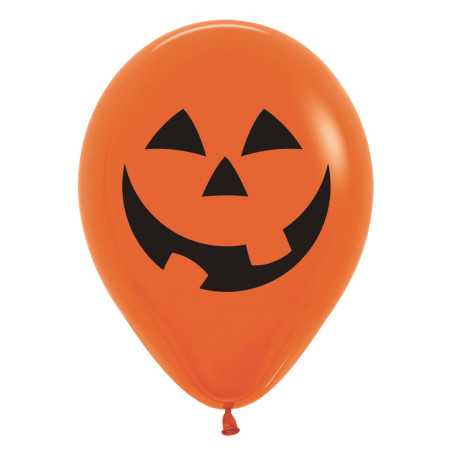 Ballons imprimés Halloween Citrouille -  Expert Ballon Sempertex France