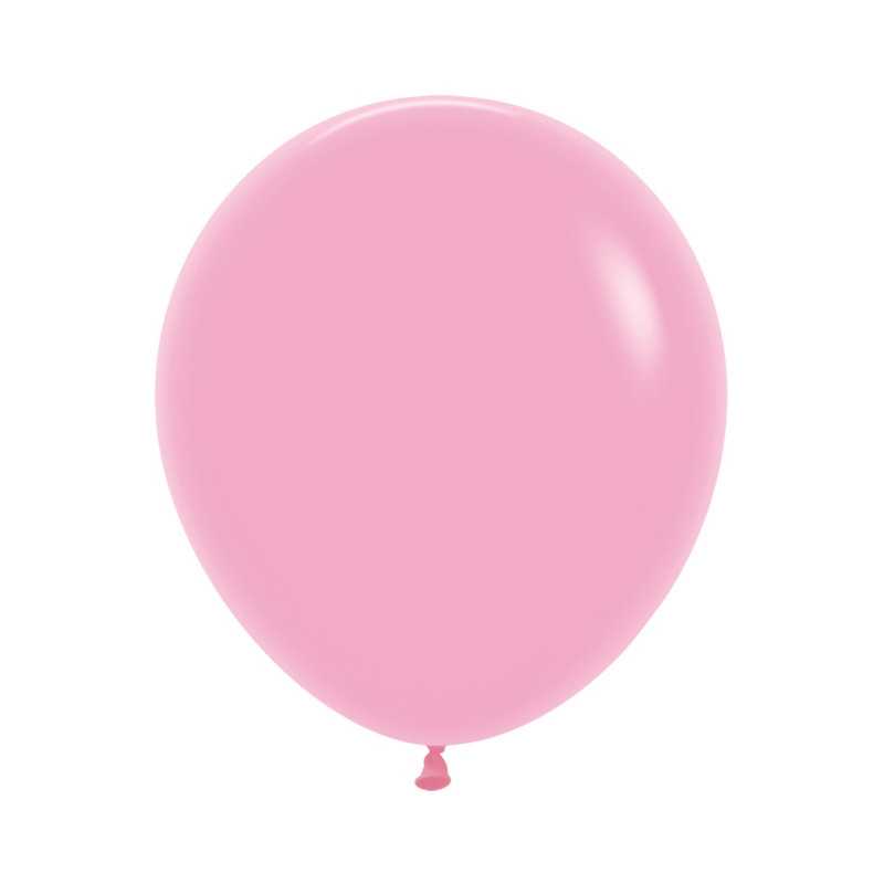 Round balloons 18" (40cm) light pink (Pink 009) – 25 Pcs