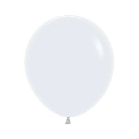 Round balloons 18inch (40cm) - White - 005 R18005 Sempertex France