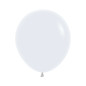 Ballons ronds 18" (40cm) blanc (White 005) – 25 Pcs