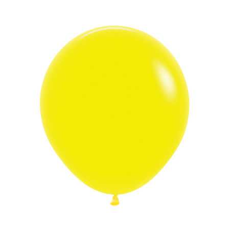 Round balloons 18inch (40cm) - Yellow - 020 R18020 Sempertex France