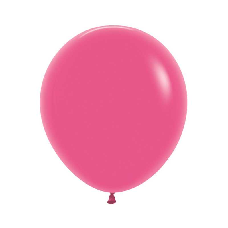 Round balloons 18" (40cm) fuchsia (Fuchsia 012) – 25 Pcs Round balloons 18" (40cm) fuchsia (Fuchsia 012) – 25 Pcs