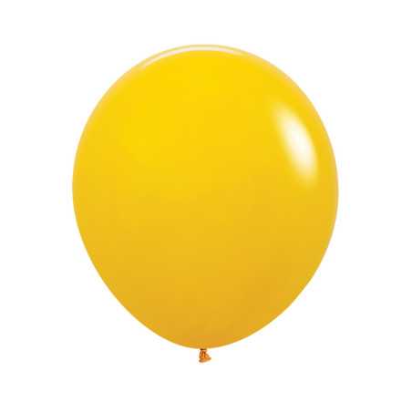 Round balloons 18inch (40cm) - Honey Yellow - 021 R18021 Sempertex France